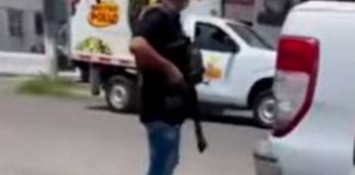 ¡Brutal! Acribillan a hombre frente a esposa e hijos en México (Video)