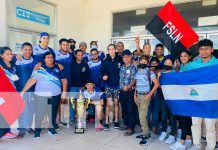 Calurosa bienvenida a selección de Nicaragua que triunfó en voleibol masculino Selección de Nicaragua triunfó en campeonato de voleibol