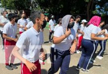 Realizan Zumbatón “Patria para Todos” en colegios de Managua Realizan zumbatón en un colegio de Managua