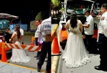 ¿No hay luna de miel? Recién casados virales por caer en el alcoholímetro