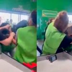 Cajera y clienta se pelean dentro de un supermercado y todo por un hombre