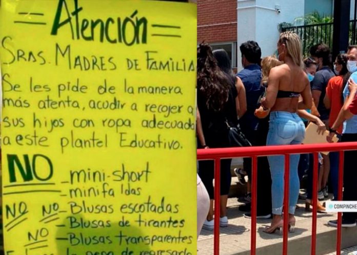 Escuela prohíbe la entrada a mamás que vistan demasiado 