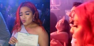 Mujer se va de fiesta para celebrar su divorcio