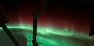 ¡Sorprendente! Estación Espacial Internacional capta una aurora boreal