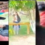Se burla de pareja que se da cariños y resulta ser su hija