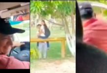 “Karma al instante” Se burla de pareja que se da cariños y resulta ser su hija Se burla de pareja que se da cariños y resulta ser su hija