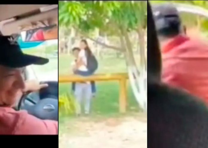 1 Se burla de pareja que se da cariños y resulta ser su hija