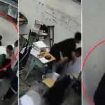 Viral: Estudiante ayuda a su compañero enyesado a salir de clases Viral: Estudiante ayuda a su compañero enyesado a salir de clases