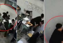 Viral: Estudiante ayuda a su compañero enyesado a salir de clases Viral: Estudiante ayuda a su compañero enyesado a salir de clases