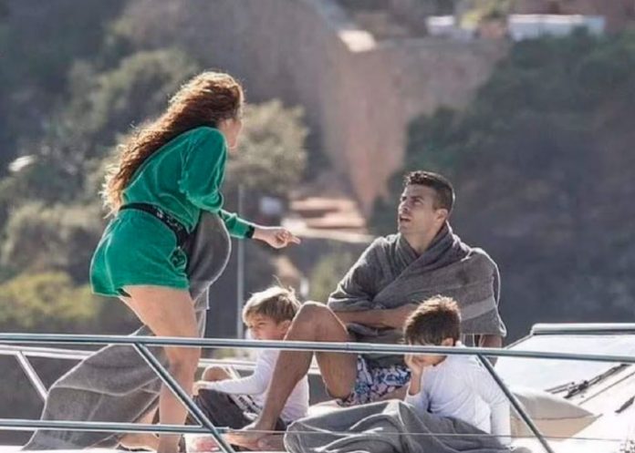 Circulan fotos de una discusión entre Shakira y Piqué