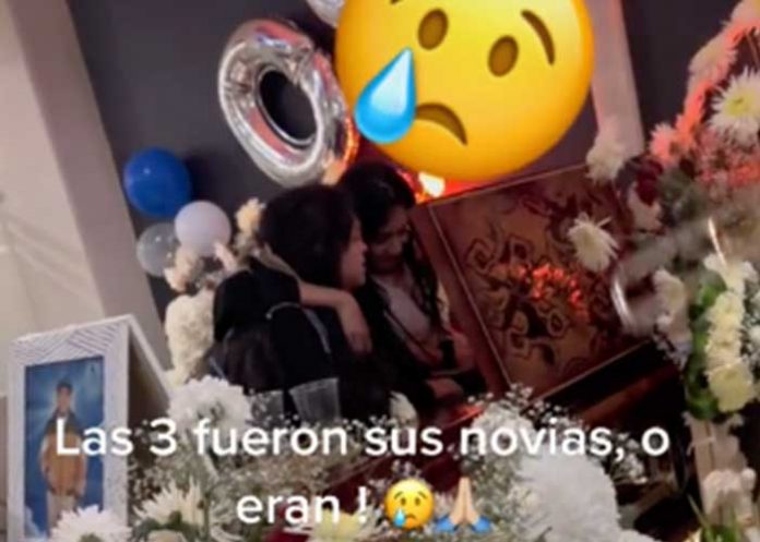 ¡Se le juntó el ganado! Joven fallece y sus 3 novias se reúnen en el funeral