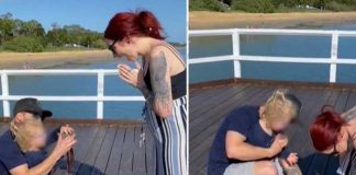 "Te libraste": Hombre se le cae anillo al mar mientras pedía matrimonio