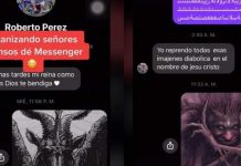 «Con mensajes diabólicos» mujer asusta a un acosador en messenger