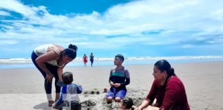 Gran afluencia de familias en Pochomil y Masachapa durante días patrios