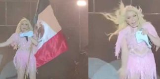 "Tremenda cucaracha" se quitó Yuri del cuello en un concierto (Video)