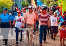 Nandaime realiza caminata para conmemorar a sus héroes y mártires