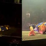 Video: Post Malone sufre brutal accidente en el escenario Video: Post Malone sufre brutal accidente en el escenario