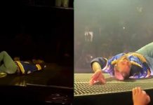 Video: Post Malone sufre brutal accidente en el escenario Video: Post Malone sufre brutal accidente en el escenario