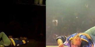 Video: Post Malone sufre brutal accidente en el escenario