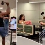 Con hacha en mano, sujeto tiene brutal pelea con otros 3 (VIDEO) Con hacha en mano, sujeto tiene brutal pelea con otros 3 (VIDEO)