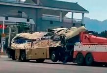 27 muertos en un accidente de autobús en la provincia de Guizhou, China