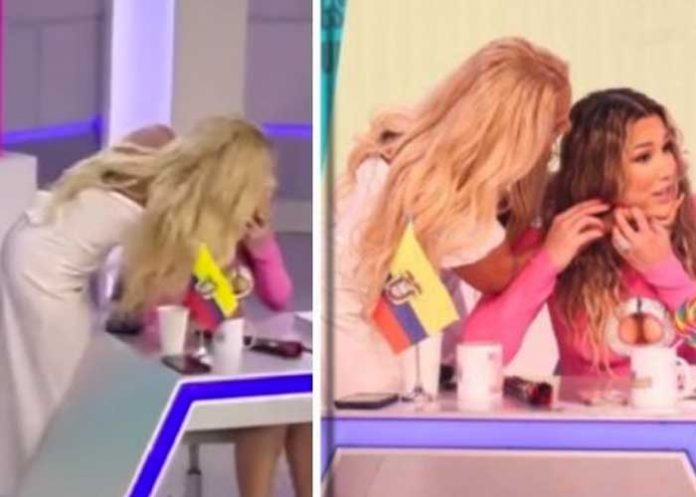 ¡Le salió el tiro por la culata! Niurka es rechazada al imitar beso de Bad Bunny