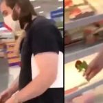 ¡Locura total! Veganos dan rosas a carnes del supermercado (VIDEO)