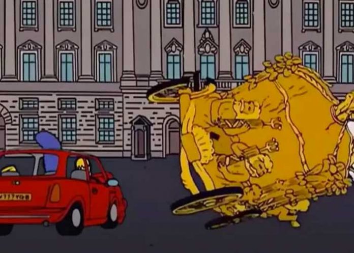 ¡Alucinante! Esta fue la predicción de los Simpson sobre la reina Isabel