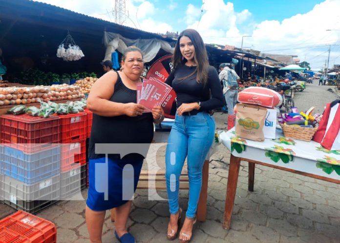 1 La Ruleta Ganadora de Crónica TN8 se fue al mercado de Estelí con todos los premios