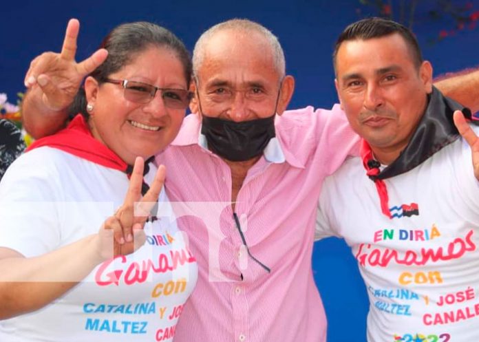 FSLN presenta candidatos a Alcalde y Vicealcalde en Diriá