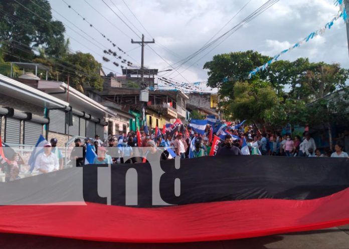 1 Boaco respalda totalmente a candidatos a la alcaldía con una caminata