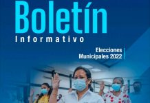 Boletín Informativo Elecciones Municipales 2022 en Nicaragua