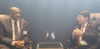 Canciller de Nicaragua se reúne con Canciller de Sudán y de Mozambique