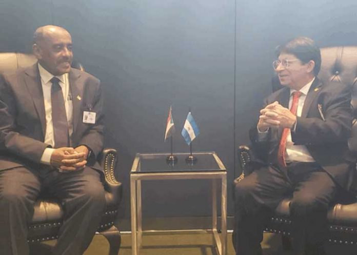 Canciller de Nicaragua se reúne con Canciller de Sudán y de Mozambique
