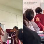 ¡Se armó la guerra! Alumna ataca a maestra porque le quitó el celular ¡Se armó la guerra! Alumna ataca a maestra porque le quitó el celular