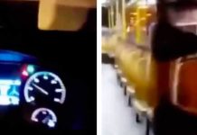 ¿La voz del diablo? Conductor es sorprendido por un espectro (VIDEO)