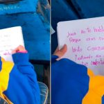¿Tan chiquita? Niña es viral en TikTok por escribir una carta de desamor