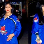 Rihanna ayudó a limpiar un restaurante junto a los empleados