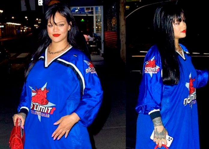 Rihanna ayudó a limpiar un restaurante junto a los empleados