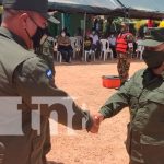 Presentan a 10 oficiales del destacamento militar norte ascendidos en grado