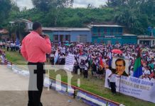 Colegios de Siuna realizaron marcha para honrar a la patria