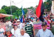 Militancia sandinista se desborda en saludo a la Patria en Granada Militancia sandinista se desborda en saludo a la Patria en Granada