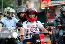 Realizan caravana hay patria en Jinotega