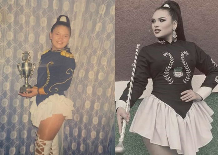 Palillona de Jinotega rinde homenaje a su mamá recreando traje de 1997