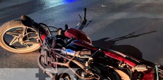 Accidente cobra la vida de un motociclista en la pista a Sábana Grande, Managua