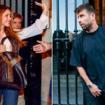 Shakira sonriente y Piqué molesto luego de su primer encuentro legal