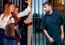 Shakira sonriente y Piqué molesto luego de su primer encuentro legal Shakira sonriente y Piqué molesto luego de su primer encuentro legal