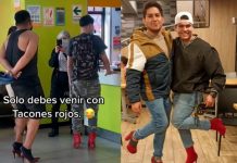 ¿Vos lo harías por un premio? Hombres usan tacones rojos en Perú ¿Vos lo harías por un premio? Hombres usan tacones rojos en Perú