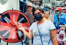 Llega la ruleta ganadora al mercado de Boaco a entregar muchísimos premios Llega la ruleta ganadora al mercado de Boaco a entregar muchísimos premios