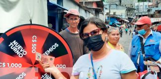 Llega la ruleta ganadora al mercado de Boaco a entregar muchísimos premios